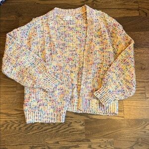 LoveRiche Colorful Textured confetti Sweater